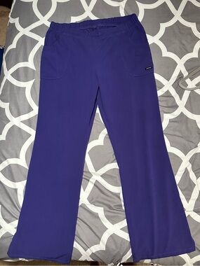 Jockey womens Purple Scrub Pants large